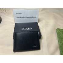 Prada Black Saffiano Leather Bifold Wallet