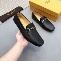 Tod's Men City Gommino Loafers Calfskin Black