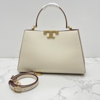 Tory Burch Eleanor Satchel Brow/Black/Ivory