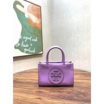 Tory Burch Ella Bio Mini Tote Bag Purple
