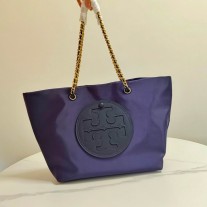 Tory Burch Ella Chain Tote Purple