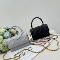 Tory Burch Mini Fleming Soft Top Handle Chain Wallet