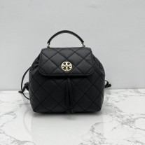Tory Burch Quilted Willa Backpack Black