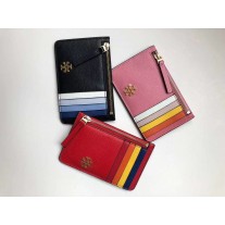 Tory Burch Top-Zip Card Case