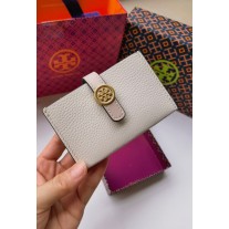 Tory Burch Walker Accordion Card Case Ivory