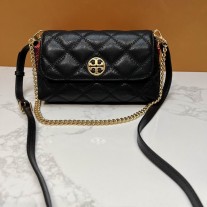 Tory Burch Willa Baguette Bag Black