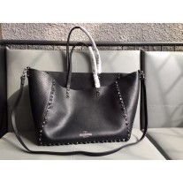 Valentino Garavani Rockstud Reversible Tote Bag All Black