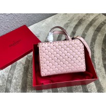 Valentino Garavani Rockstud Spike Tote Bag Pink