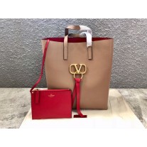 Valentino Garavani V Ring Tote Bag Pink