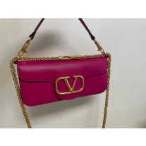 Valentino LOCÒ Shoulder Bag VLogo Signature Pink