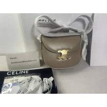 Celine Beige Shiny Calfskin Teen Besace Safari Shoulder Bag