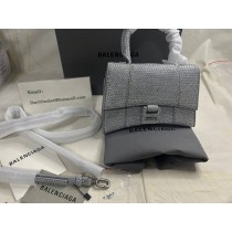 Balenciaga Hourglass Handbag with Rhinestones