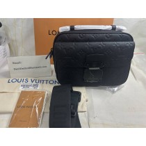 Louis Vuitton S Lock Messenger Crossbody Black Monogram
