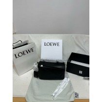 Loewe Calfskin Small Puzzle Bag Black