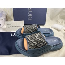 Dior Men's H-Town Blue Rubber with Beige