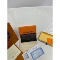 Louis Vuitton Monogram Canvas Long Flap Wallet