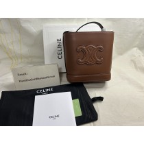Celine Small Bucket Cuir Triomphe In Smooth Calfskin Tan