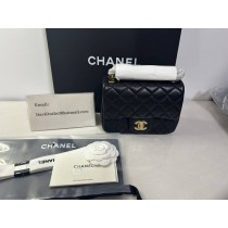 Chanel Square Mini classic flap black