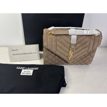 Saint Laurent Envelope Triquilt 24mm YSL Shoulder Bag
