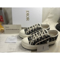 Dior Walk'N'Dior Oblique Navy Canvas Women's