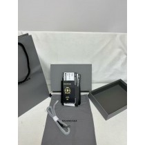 Balenciaga Men's Passport Long Wallet 1 Ticket in Black