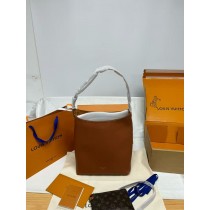 Louis Vuitton Women Grained Calfskin Low Key Hobo 