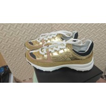 Chanel Interlocking CC Logo Suede Chunky Sneakers