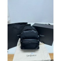 Saint Laurent City Nylon Backpack - Black