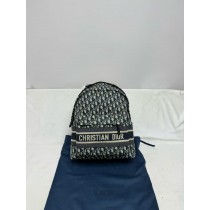 Dior Trave Backpack Blue Dior Oblique Jacquard