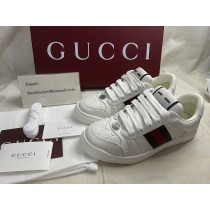 Gucci Screener Leather Low-Top Sneakers