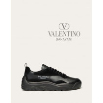 Discount valentino canada locations Gumboy Calfskin Sneaker for Man in Black