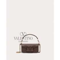 Replica valentino yorkdale toronto Locò Calfskin Shoulder Bag for Woman in Fondant