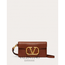 Buy replica Valentino toronto Locò Phone Case With Neck Strap for Man in Light Cuir