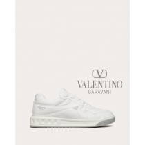 fakes valentino Ottawa One Stud Low-top Nappa Sneaker for Man in White