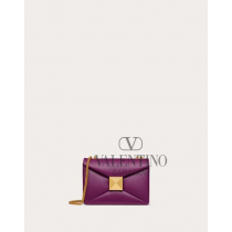 Shop replica valentino canada yorkdale One Stud Nappa Bag With Chain for Woman in Prune