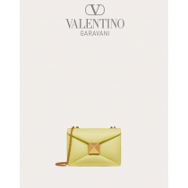 Buy replica Valentino toronto One Stud Nappa Bag With Chain for Woman in Yellow