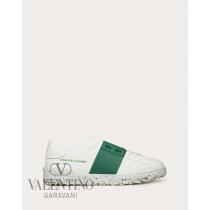Fake Valentino toronto Open For A Change Sneaker In Bio-based Material for Man in White/green