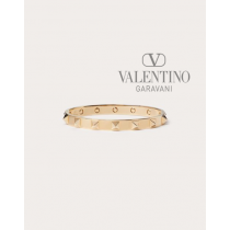 Fake Valentino toronto Rockstud Metal Bangle for Man in Gold