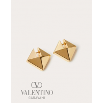replicas valentino canada Rockstud Metal Earrings for Woman in Gold