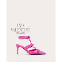 Cheap valentino canada stores Roman Stud Calfskin Leather Pump With Tone-on-tone Studs 80mm for Woman in Pink Pp
