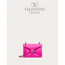 Buy knockoff valentino canada online Small One Stud Bag In Nappa Leather With Chain for Woman in Pink Pp