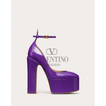 Buy replica Valentino toronto Garavani Tan-go Platform Pump In Patent Leather 155 Mm for Woman in Electric Violet