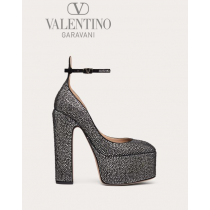 reps valentino canada locations Garavani Tan-go Pump With Crystals 155mm for Woman in Black