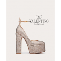 copy valentino canada yorkdale Garavani Tan-go Pump With Crystals 155mm for Woman in Crystal/rose Cannelle