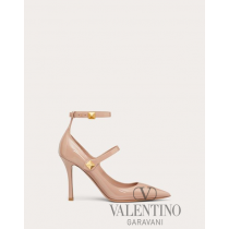 Replica valentino yorkdale toronto Garavani Tiptoe Patent Leather Pump 100mm for Woman in Rose Cannelle