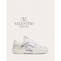 Buy knockoff valentino canada online Vl7n Sneaker In Banded Calfskin Leather for Woman in White/ice