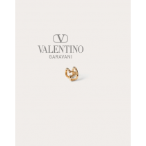 cheap fake valentino canada store Vlogo Signature Metal Earcuff for Woman in Gold