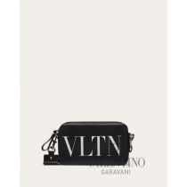 reps valentino canada locations Vltn Leather Crossbody Bag for Man in Black/white