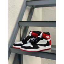 Air Jordan 1 High Classic Crystal Decoration Black Red