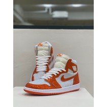Air Jordan 1 High Crystal Covered Orange White